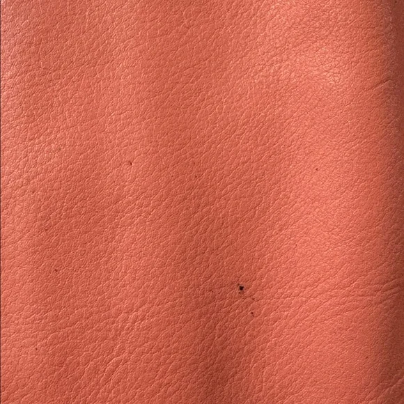 NWT [Leather Skin] Quilted 100% Genuine Leather Moto Jacket in Pink Women’s L - Picture 12 of 15